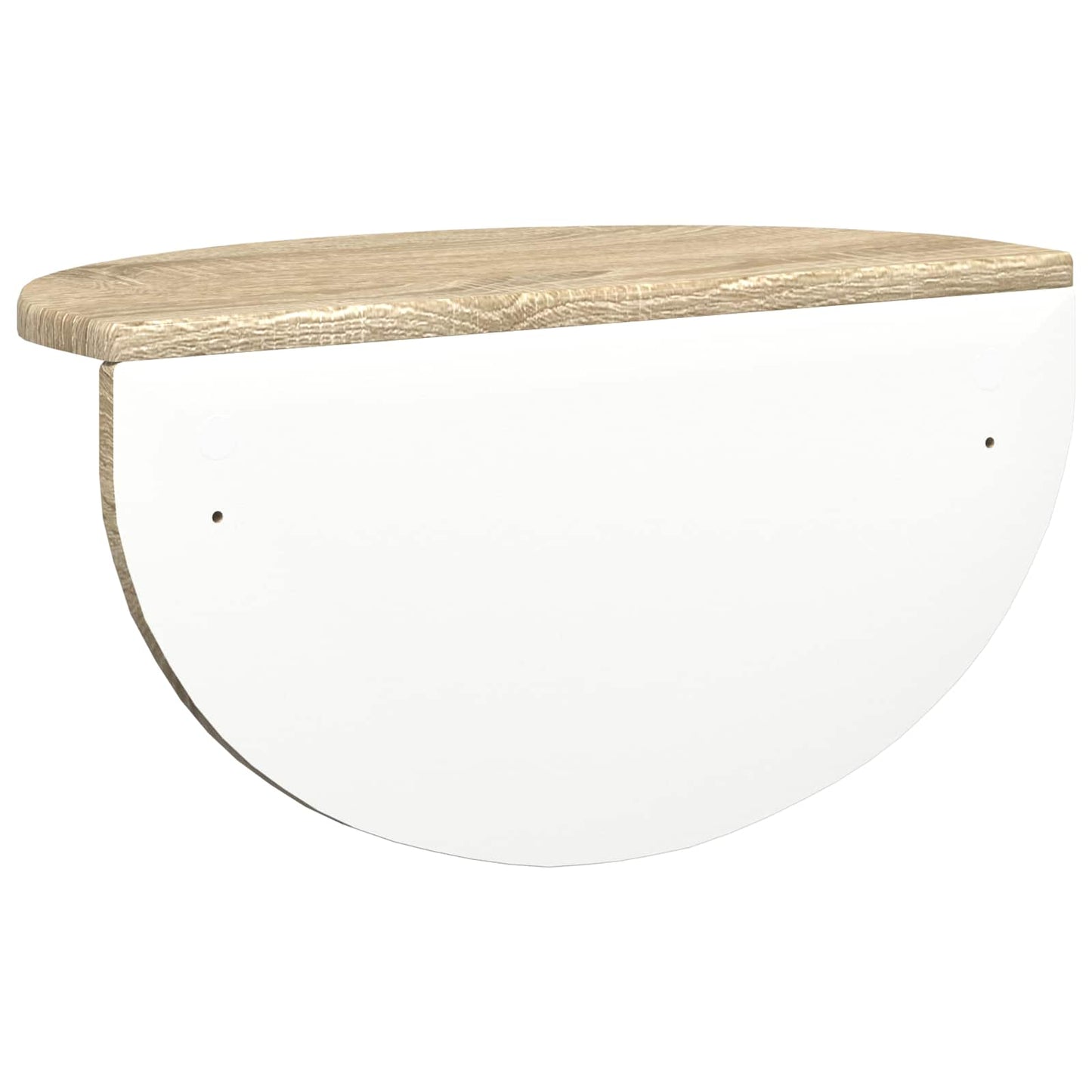 Wandregal 2 pcs Sonoma-Eiche 48 x 24 x 24 cm Holzwerkstoff