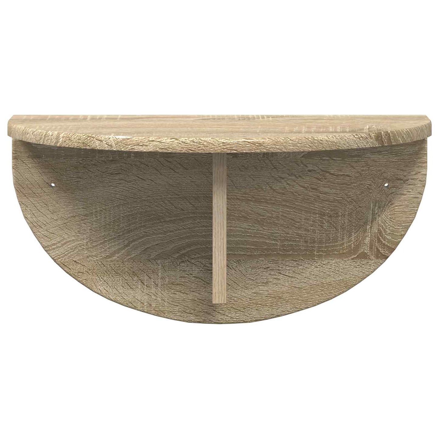 Wandregal 2 pcs Sonoma-Eiche 48 x 24 x 24 cm Holzwerkstoff