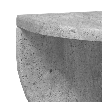 vidaXL Wandregal Wandmontiert Beton Grau 48 x 24 x 24 cm Holzwerkstoff