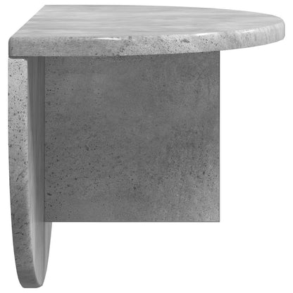 vidaXL Wandregal Wandmontiert Beton Grau 48 x 24 x 24 cm Holzwerkstoff