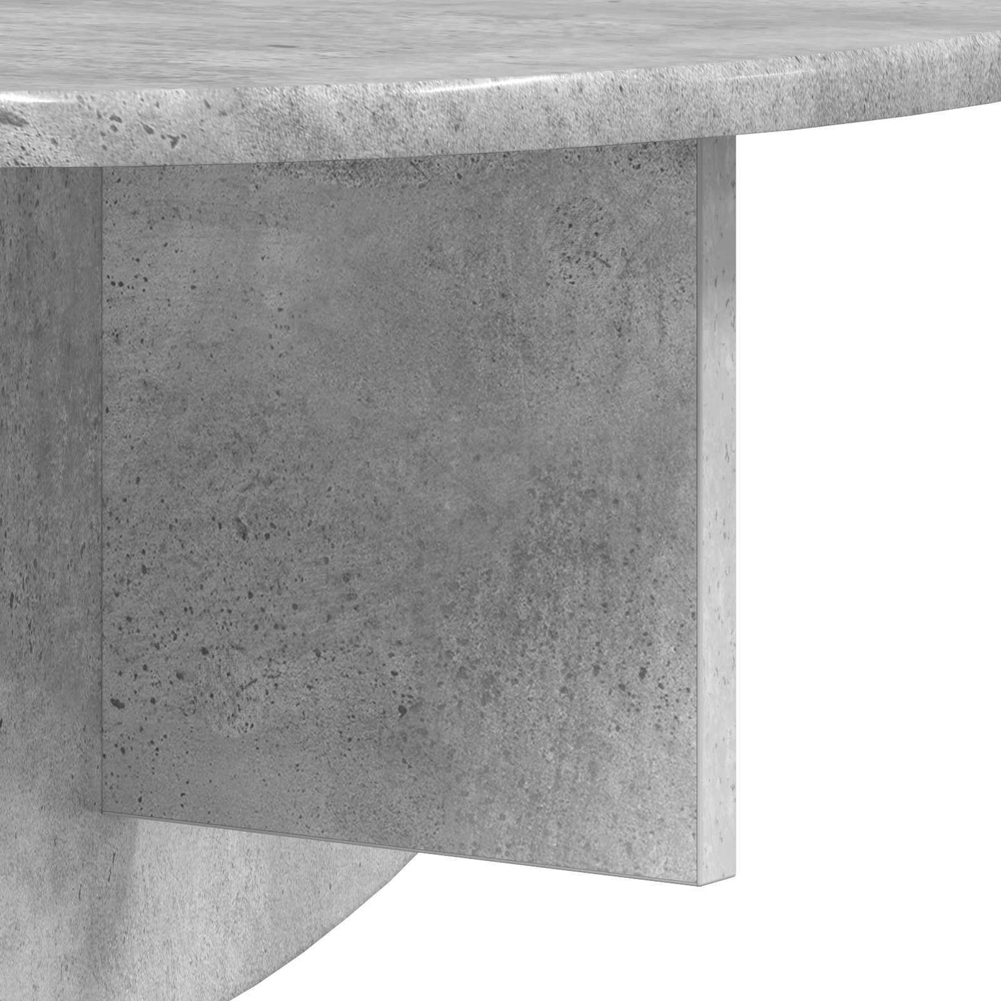 Wandregal 2 pcs Beton Grau 48 x 24 x 24 cm Holzwerkstoff