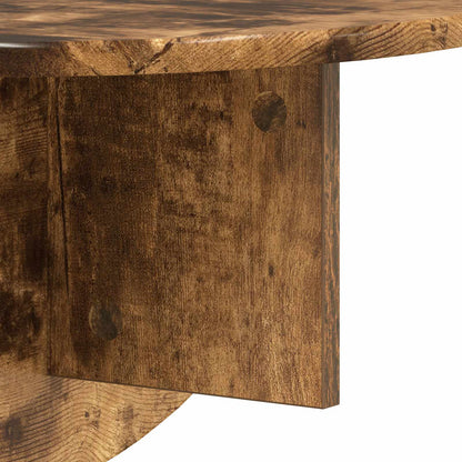 Wandregal Geräucherte Eiche 48 x 24 x 24 cm Holzwerkstoff