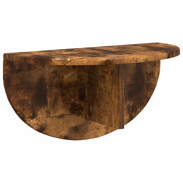 vidaXL Wandregal Geräucherte Eiche 48 x 24 x 24 cm Holzwerkstoff