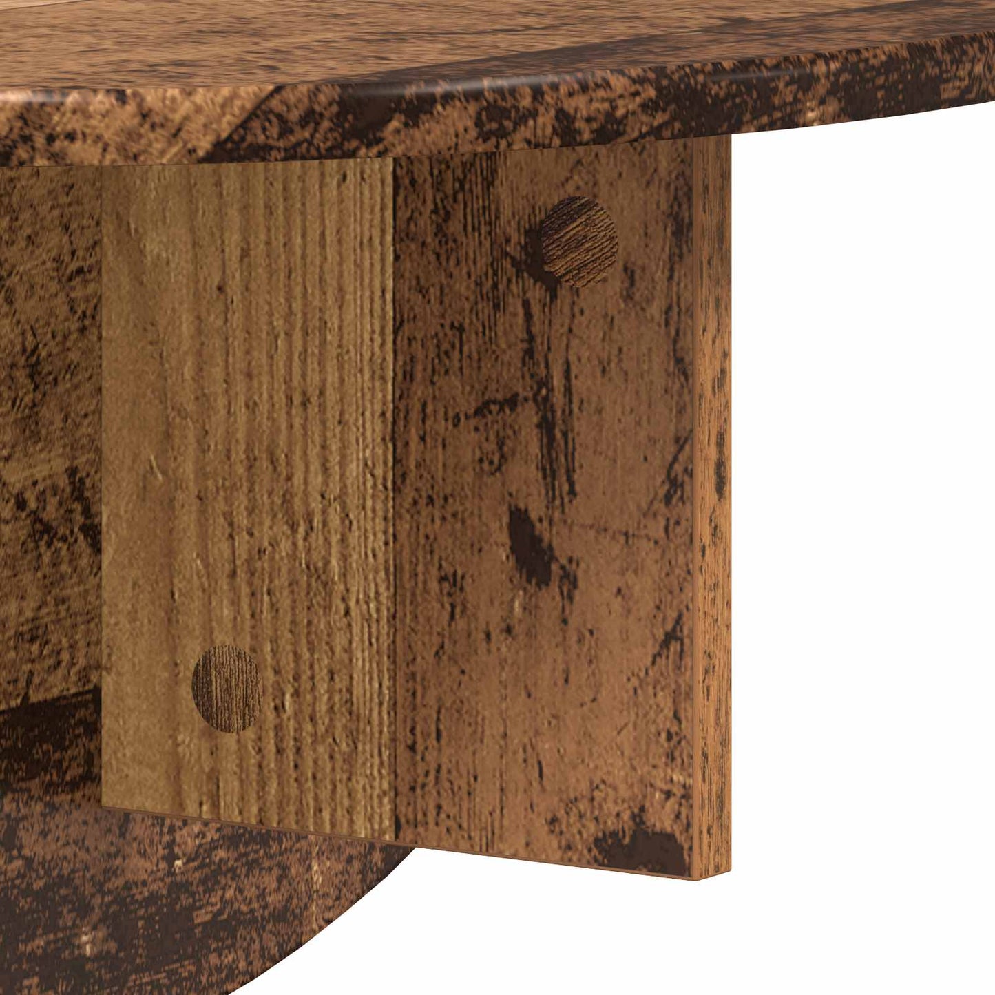 vidaXL Wandregal Wandmontiert Altholz 48 x 24 x 24 cm Holzwerkstoff