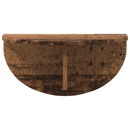vidaXL Wandregal Wandmontiert Altholz 48 x 24 x 24 cm Holzwerkstoff