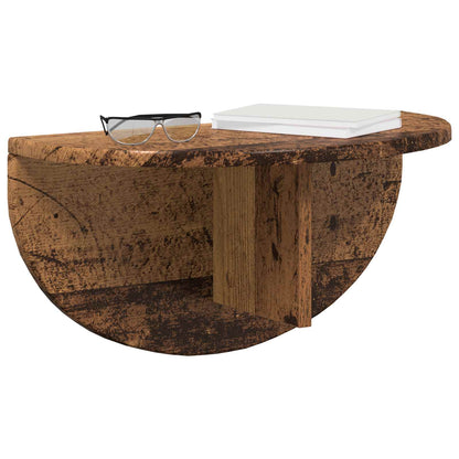 vidaXL Wandregal Wandmontiert Altholz 48 x 24 x 24 cm Holzwerkstoff