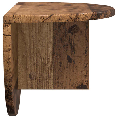 vidaXL Wandregal Wandmontiert Altholz 48 x 24 x 24 cm Holzwerkstoff