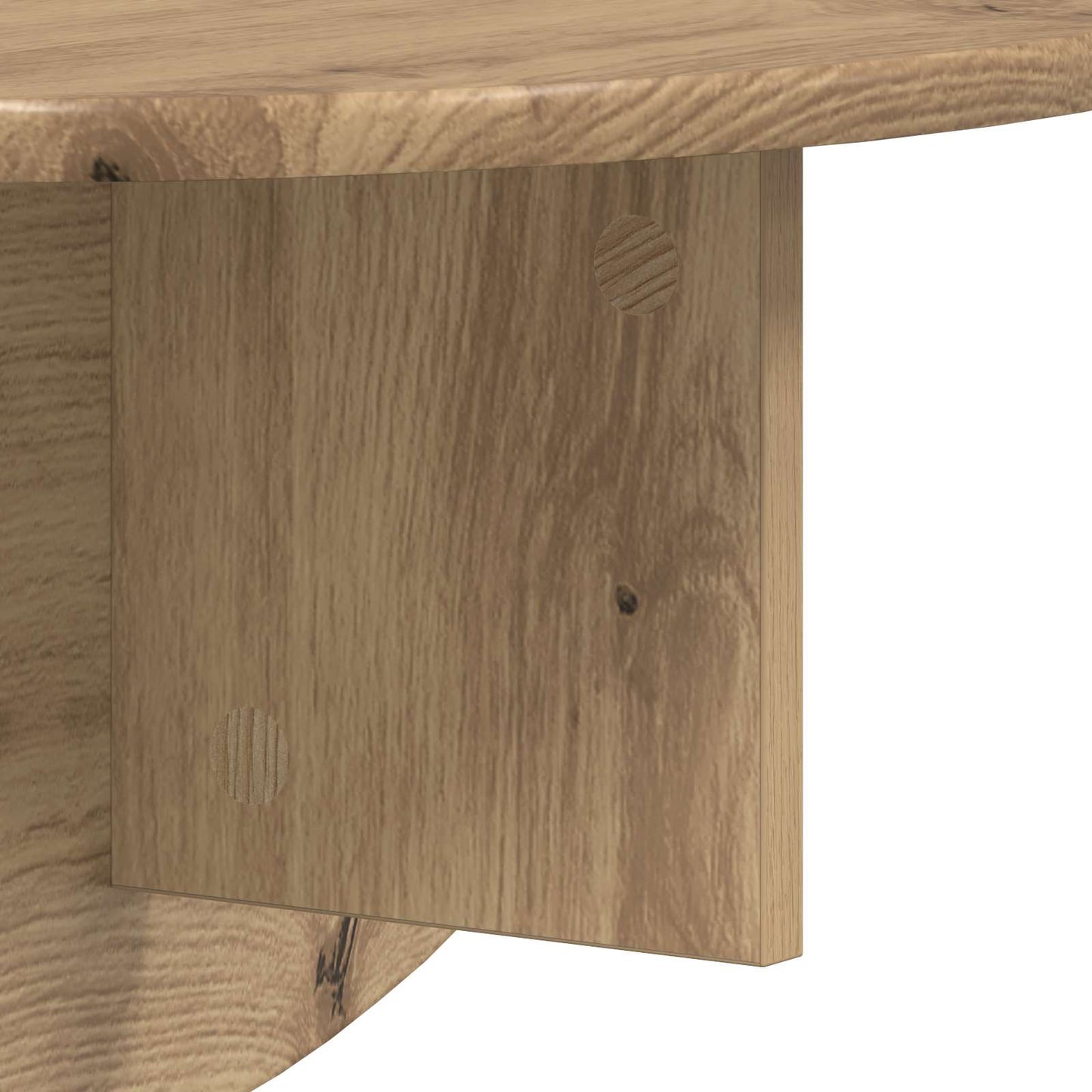 vidaXL Wandregal 2 pcs Artisan-Eiche 48 x 24 x 24 cm Holzwerkstoff
