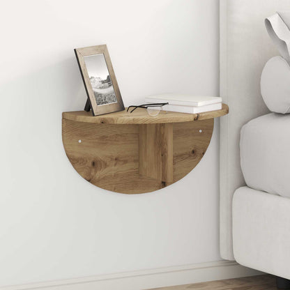 vidaXL Wandregal 2 pcs Artisan-Eiche 48 x 24 x 24 cm Holzwerkstoff