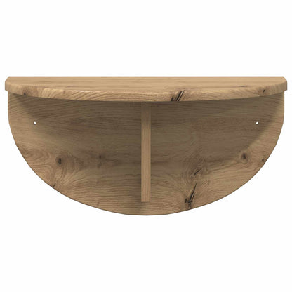 vidaXL Wandregal 2 pcs Artisan-Eiche 48 x 24 x 24 cm Holzwerkstoff