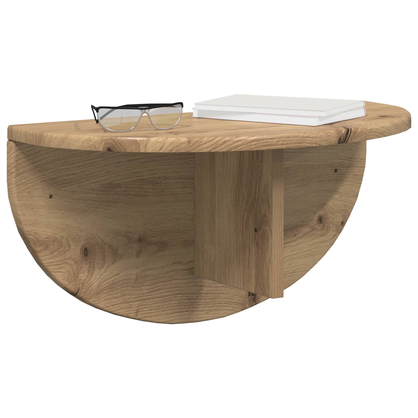vidaXL Wandregal 2 pcs Artisan-Eiche 48 x 24 x 24 cm Holzwerkstoff