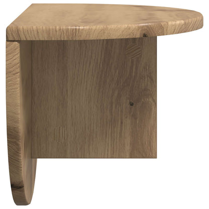 vidaXL Wandregal 2 pcs Artisan-Eiche 48 x 24 x 24 cm Holzwerkstoff