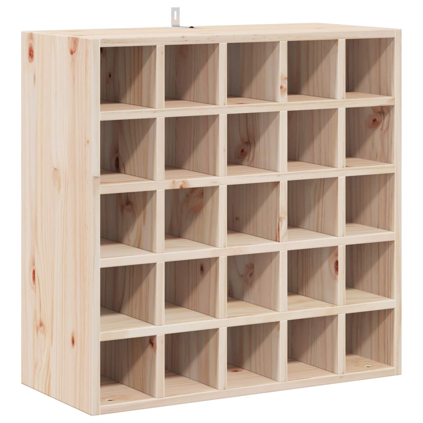 vidaXL Weinregal 2 pcs Natur 56 x 25 x 56 cm Massives Kiefernholz