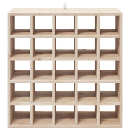 vidaXL Weinregal 2 pcs Natur 56 x 25 x 56 cm Massives Kiefernholz