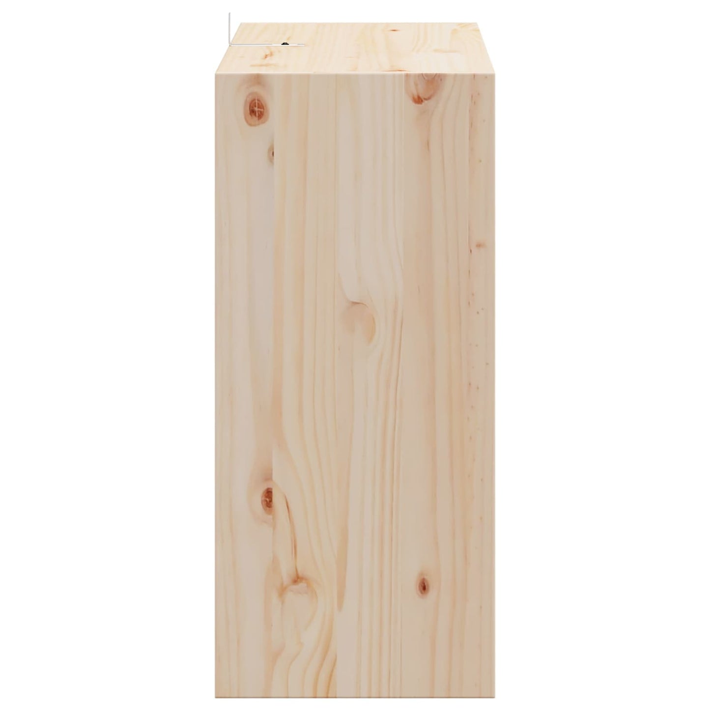 vidaXL Weinregal 2 pcs Natur 56 x 25 x 56 cm Massives Kiefernholz