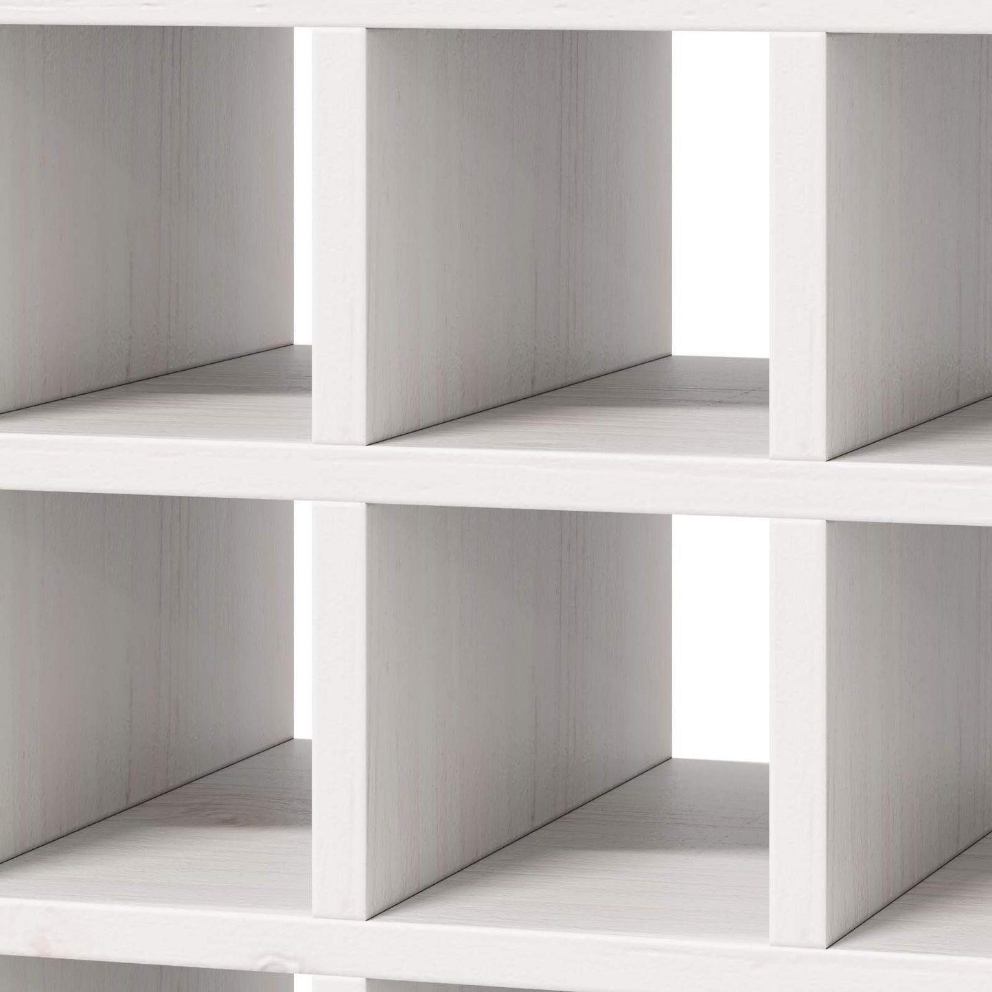 Weinregal 2 pcs Weiß 56 x 25 x 56 cm Massives Kiefernholz