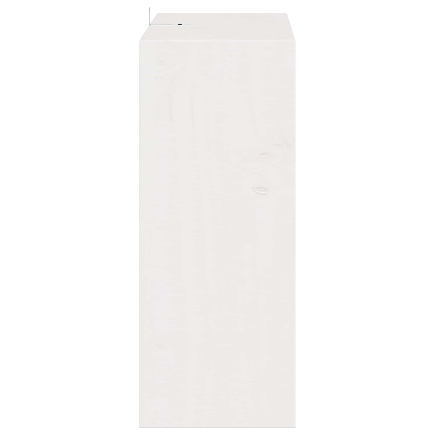 vidaXL Weinregal 2 pcs Weiß 62 x 25 x 62 cm Massives Kiefernholz