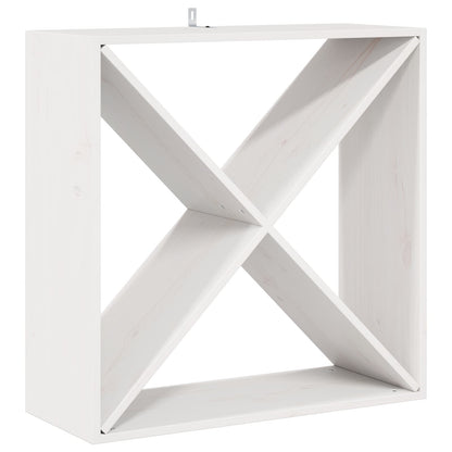 vidaXL Weinregal 4 pcs Weiß 62 x 25 x 62 cm Massives Kiefernholz