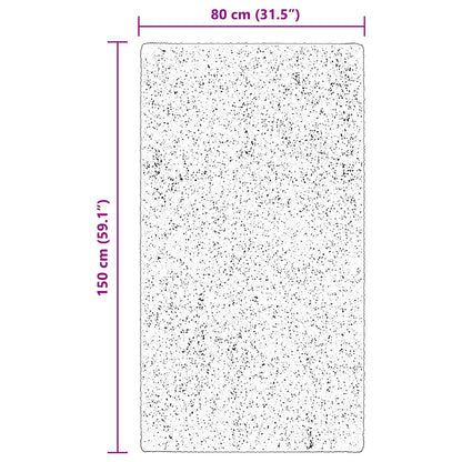 Bereichsteppiche Rechtwinklig HUARTE Braun 150 x 80 cm