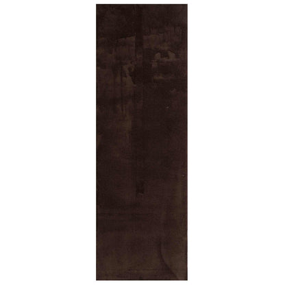 vidaXL Bereichsteppiche Rechtwinklig HUARTE Braun 250 x 80 cm