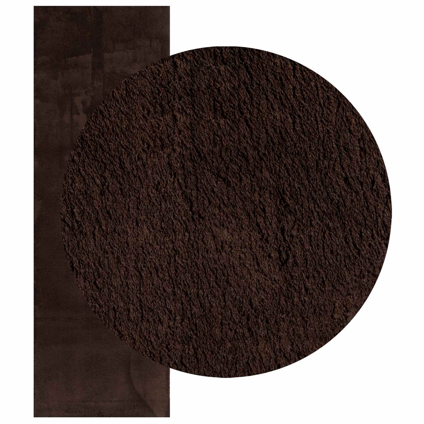 vidaXL Bereichsteppiche Rechtwinklig HUARTE Braun 250 x 80 cm