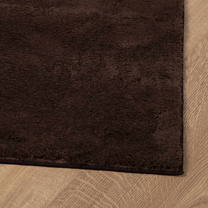 vidaXL Bereichsteppiche HUARTE Braun 200 x 140 cm Polyester