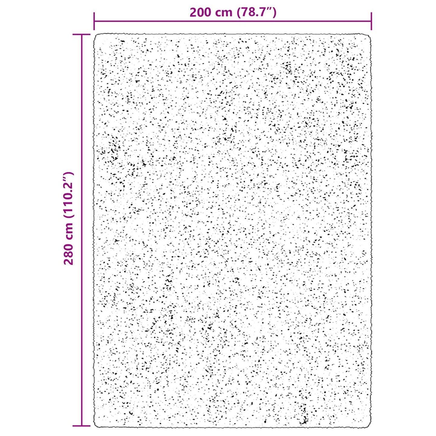 Bereichsteppiche HUARTE Braun 280 x 200 cm Polyester