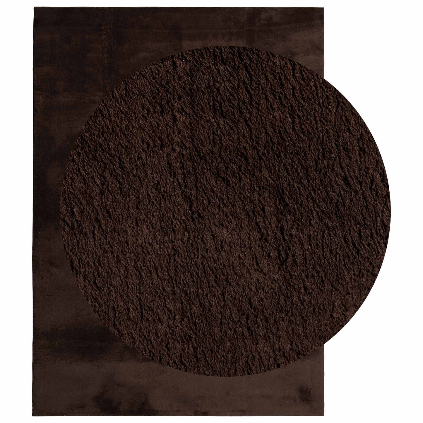 vidaXL Bereichsteppiche HUARTE Braun 340 x 240 cm Polyester