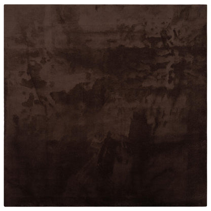 vidaXL Bereichsteppiche Quadratisch HUARTE Braun 200 x 200 cm