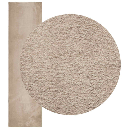 Bereichsteppiche Rechtwinklig HUARTE Sand 300 x 80 cm Polyester