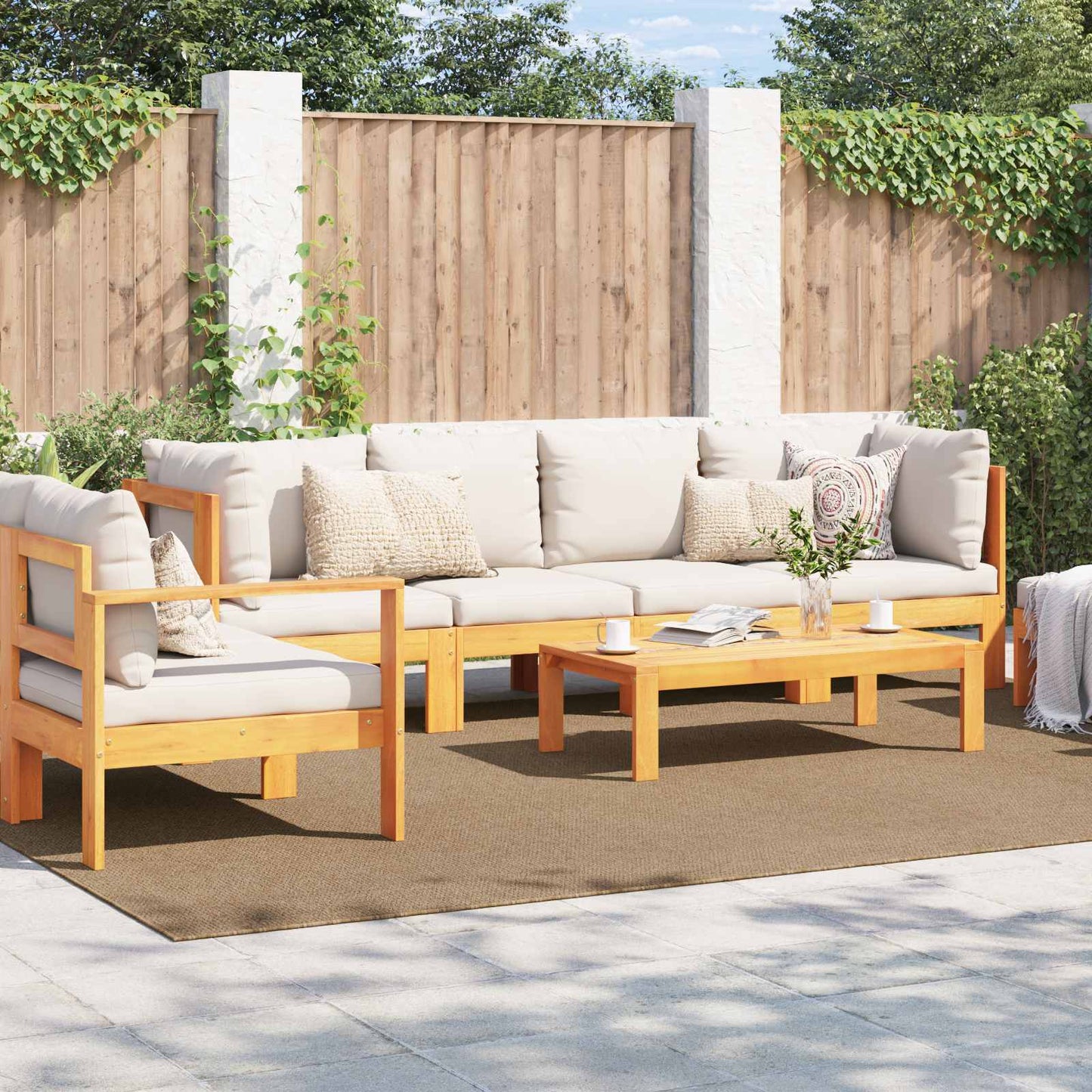 Bereichsteppiche Rechtwinklig AGIRA Natur 340 x 240 cm