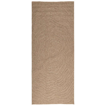 vidaXL Bereichsteppiche Moiré HUARTE Natur 150 x 80 cm Polyester
