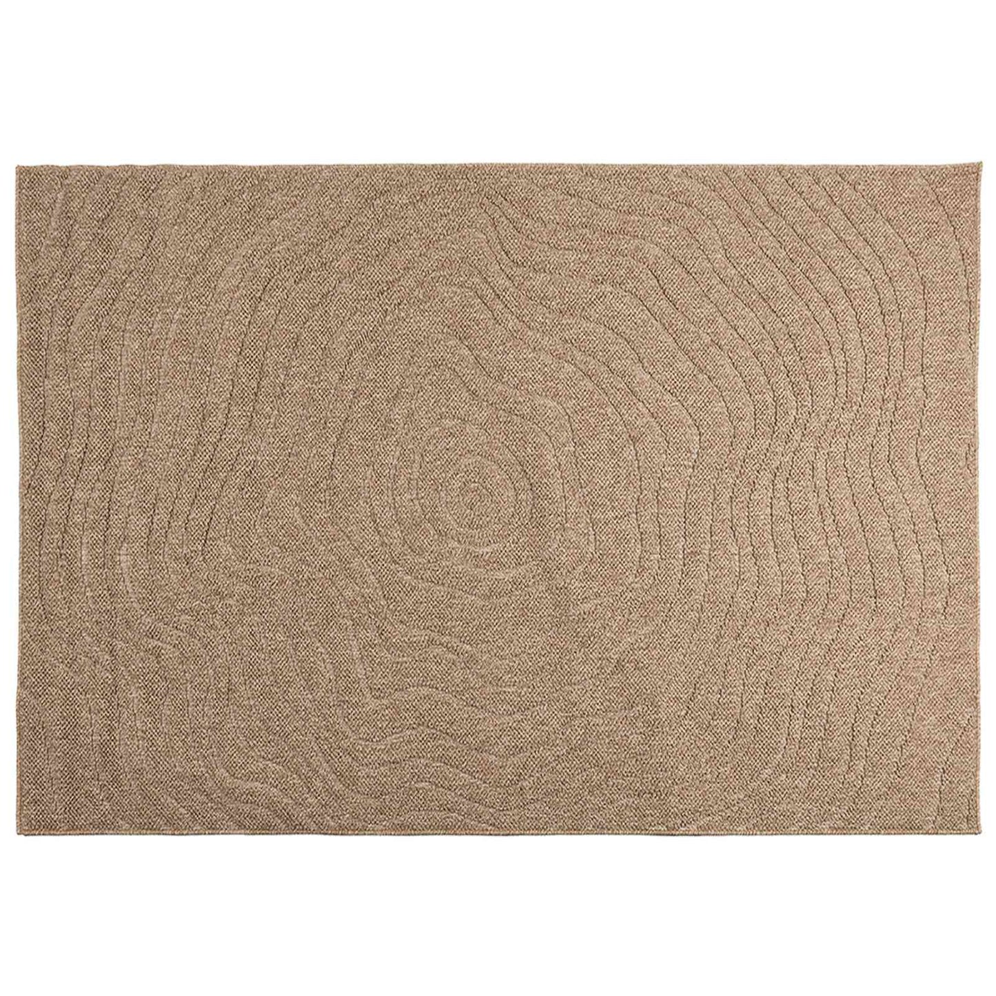 Bereichsteppiche Moiré AGIRA Natur 200 x 140 cm Polyester