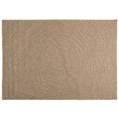 Bereichsteppiche Moiré AGIRA Natur 200 x 140 cm Polyester