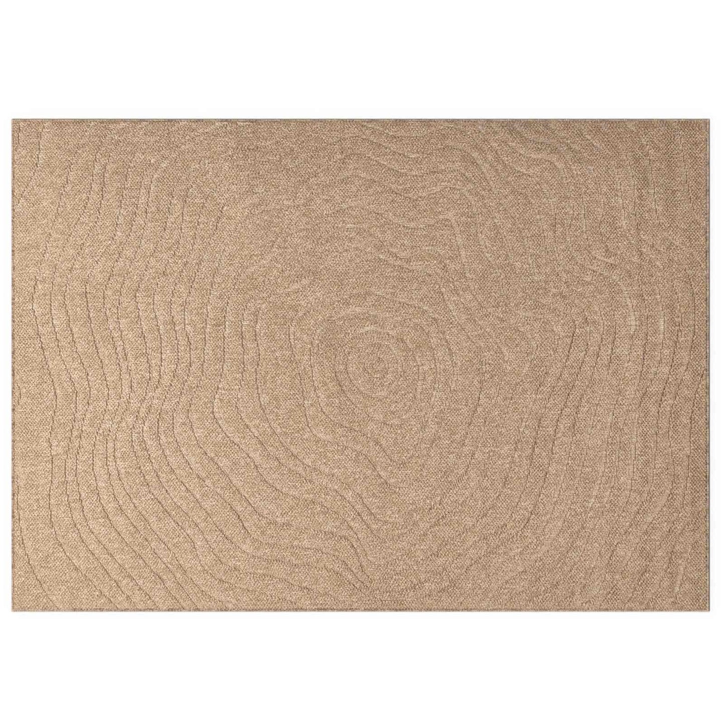 vidaXL Bereichsteppiche Moiré HUARTE Natur 340 x 240 cm Polyester