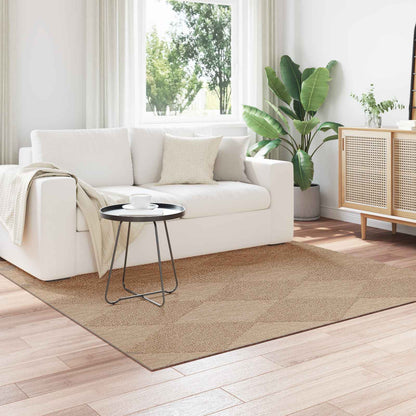 vidaXL Bereichsteppiche Quadratisch HUARTE Natur 120 x 120 cm