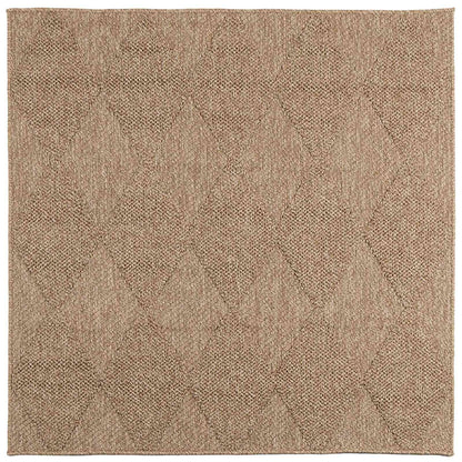 vidaXL Bereichsteppiche Quadratisch HUARTE Natur 120 x 120 cm