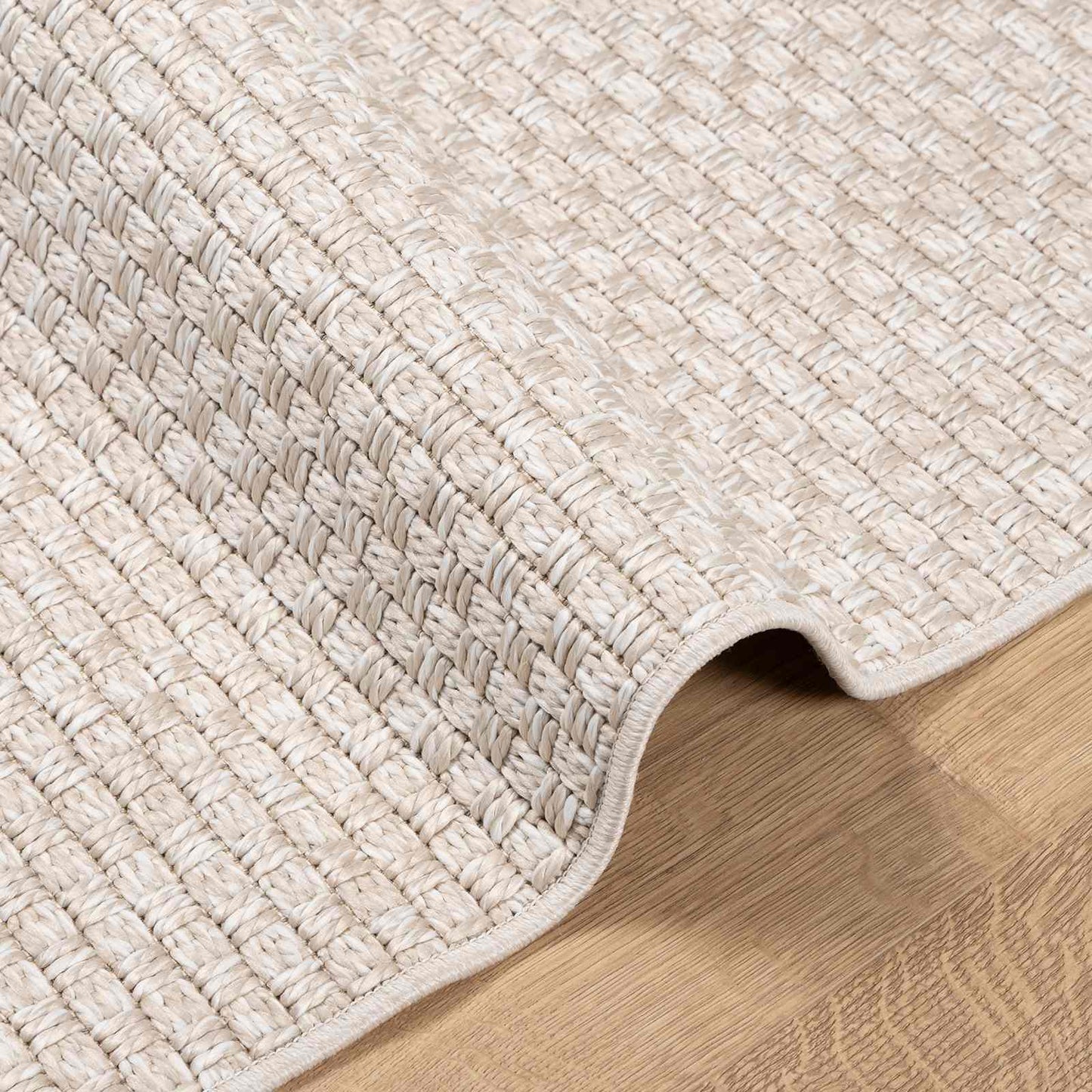 Bereichsteppiche Rechtwinklig FARO Creme 170 x 120 cm Polyester