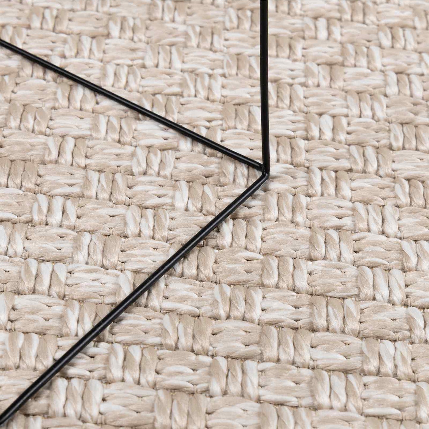 vidaXL Bereichsteppiche HUARTE Creme 280 x 200 cm Polyester