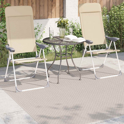 vidaXL Bereichsteppiche Quadratisch HUARTE Creme 120 x 120 cm