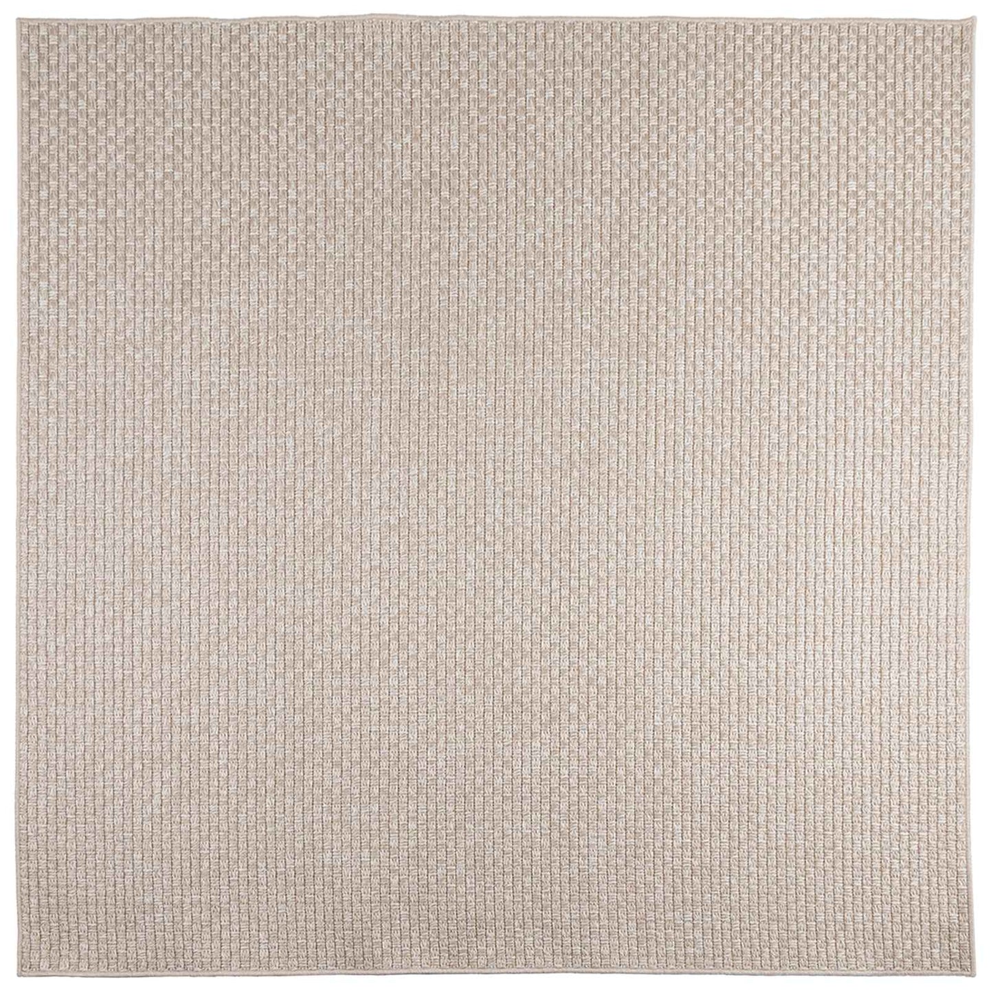 Bereichsteppiche Quadratisch FARO Creme 240 x 240 cm Polyester