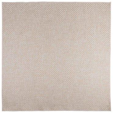 vidaXL Bereichsteppiche Quadratisch HUARTE Creme 240 x 240 cm