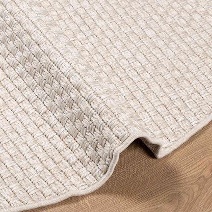 vidaXL Bereichsteppiche Rund HUARTE Creme Ø 120 CM Polyester