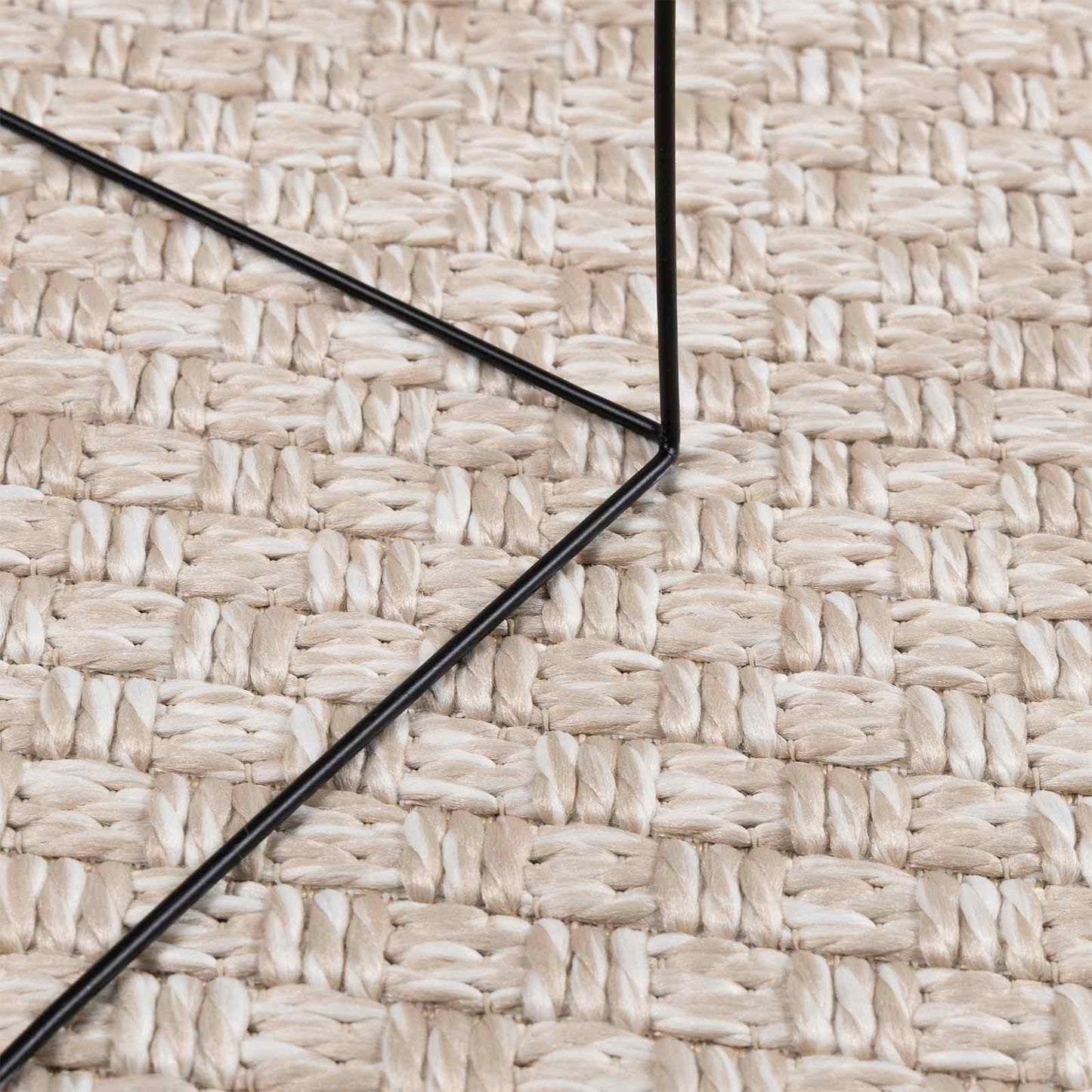 vidaXL Bereichsteppiche Rund HUARTE Creme Ø 160 CM Polyester