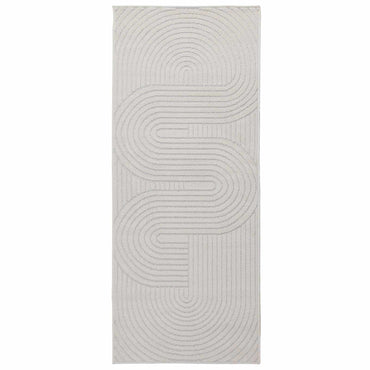 vidaXL Bereichsteppiche Rechtwinklig HUARTE Creme 200 x 80 cm