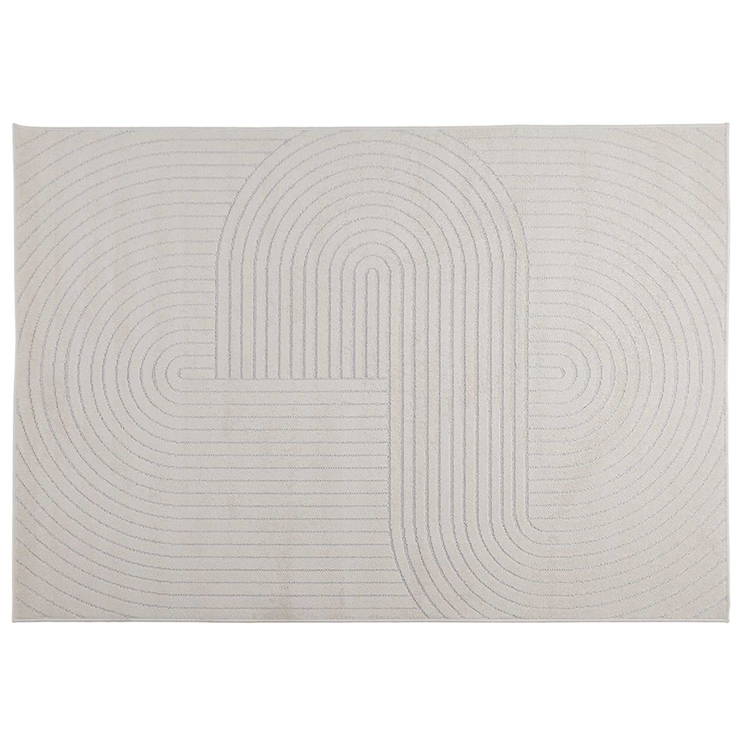 vidaXL Bereichsteppiche HUARTE Creme 200 x 140 cm Polyester
