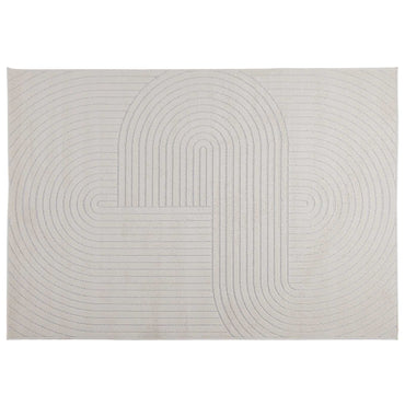 vidaXL Bereichsteppiche HUARTE Creme 280 x 200 cm Polyester