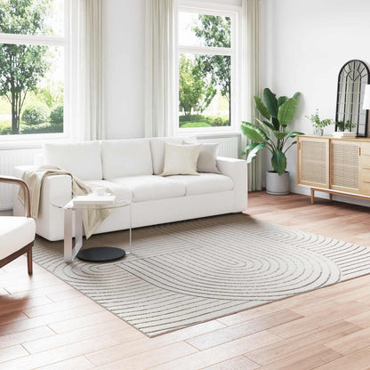 vidaXL Bereichsteppiche Quadratisch HUARTE Creme 240 x 240 cm