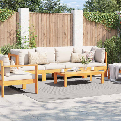 vidaXL Bereichsteppiche Quadratisch HUARTE Creme 240 x 240 cm
