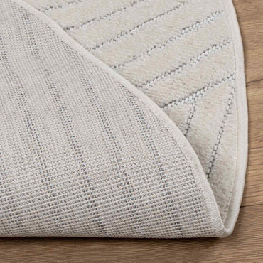 vidaXL Bereichsteppiche Rund HUARTE Creme Ø 200 CM Polyester
